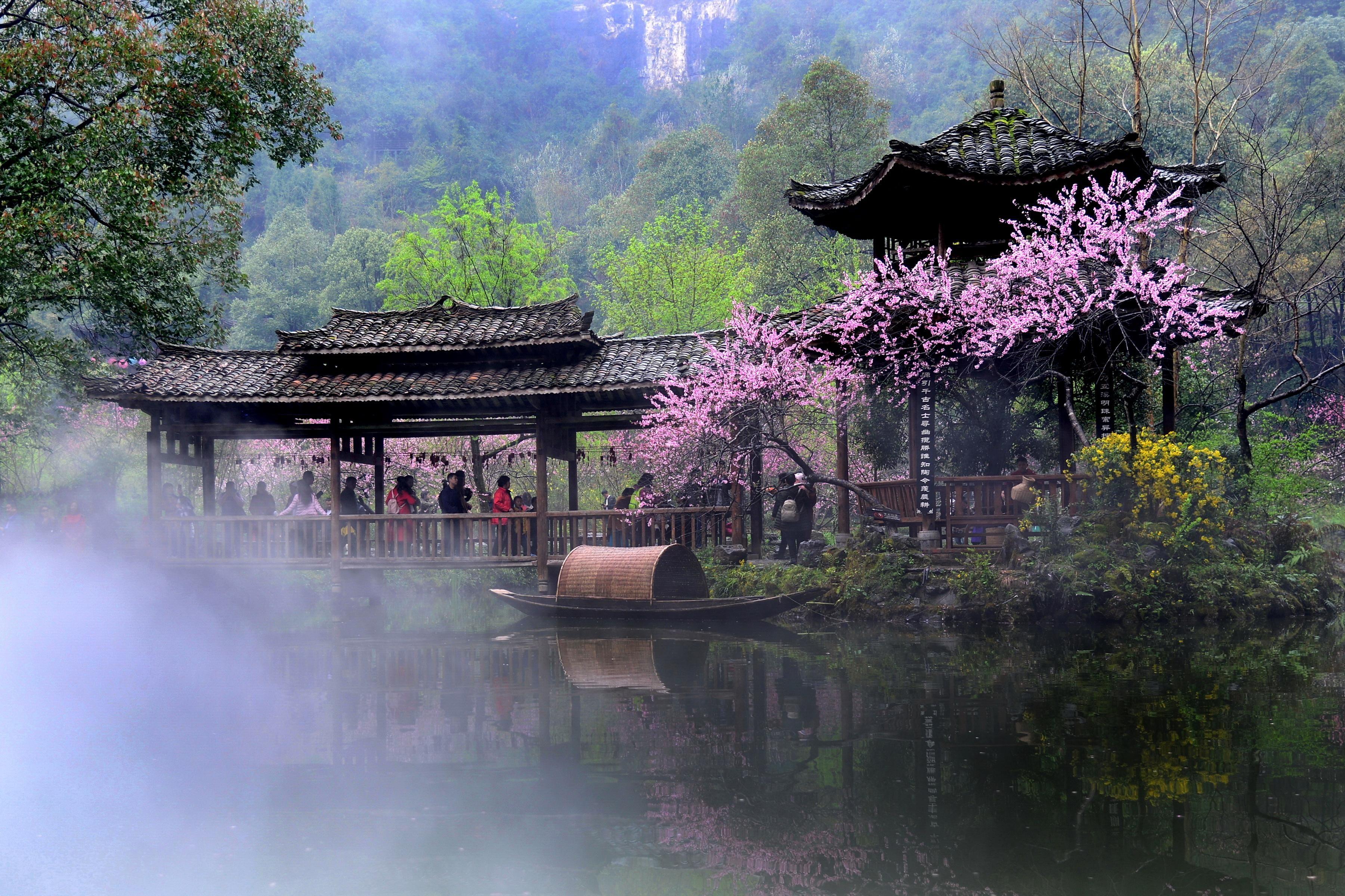 春季旅游景点推荐 常德桃花源旅游攻略 低音号免费语音导游 - 